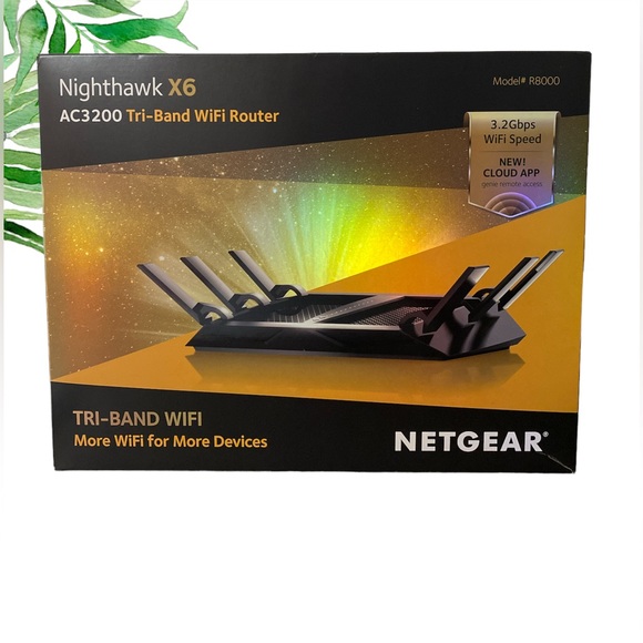 Nighthawk X6 AC3200 Trị-Band WiFi Router - Picture 1 of 4